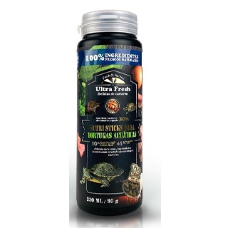 alimento premium para tortugas acuaticas ultra fresh azoo de 95 grs