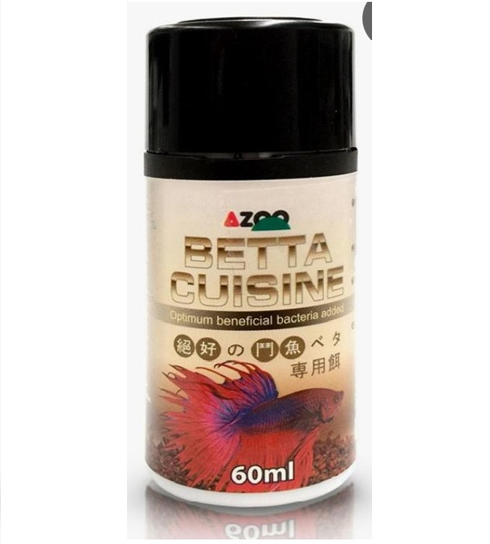 alimento betta cuisine 60 ml. azoo - Pet Lovers MTY