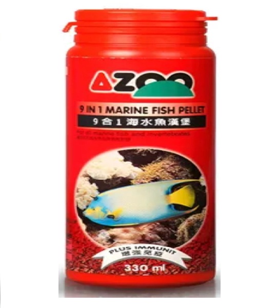 alimento 9 en 1 marine fish pellet 120 ml. - Pet Lovers MTY