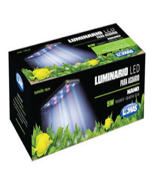 luminario o lampara led para acuario nano lomas 5 watts