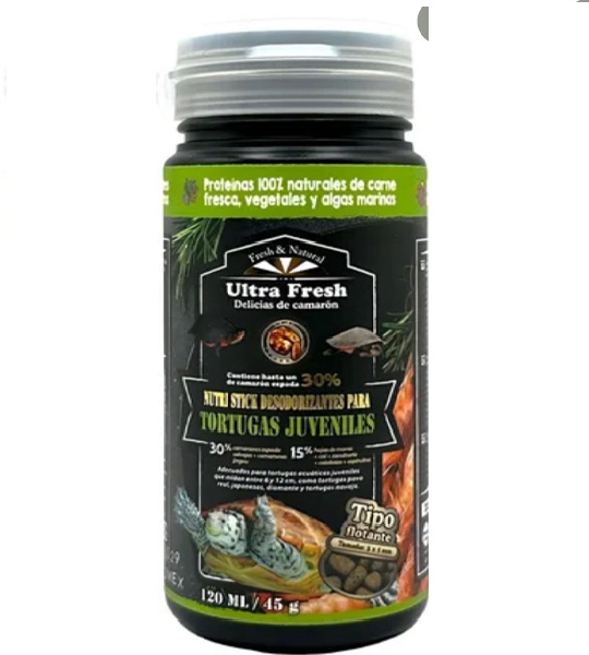 alimento premium para tortugas juveniles ultra fresh azoo 120 grs - Pet Lovers MTY