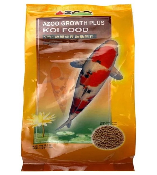 alimento premium azoo growth plus koi food 9 in 1 de 1 kg - Pet Lovers MTY