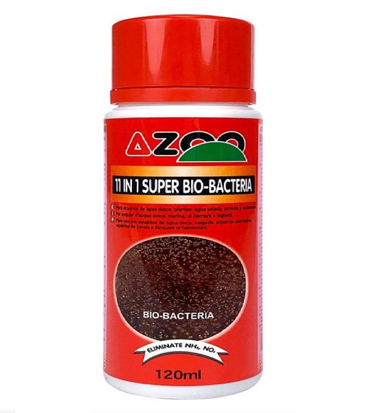 11 in 1 super bio-bacteria 120 ml. azoo