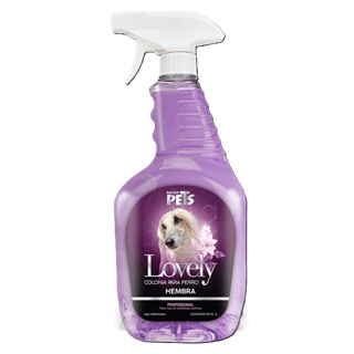 COLONIA LOVELY 1 LITRO - Pet Lovers MTY